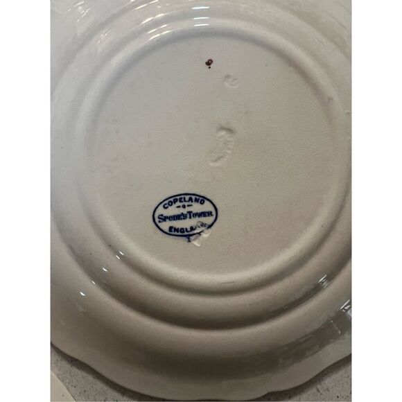 Set of 5 Spode Vintages Discontinued Copeland Blue Tower Salad Plates 8 1/2 “ - Picture 8 of 12